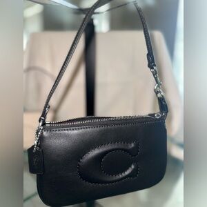 Sold in other platform. Coach Nolita 19 Black Leather Shoulder Bag